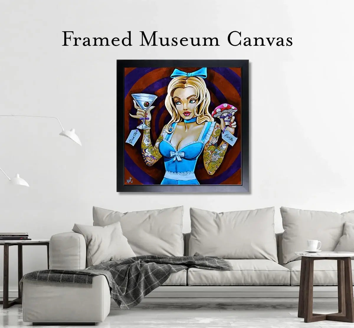 Black Market Art Company Eat Me Drink Me Print - Black Market Art Company - Flyclothing LLC