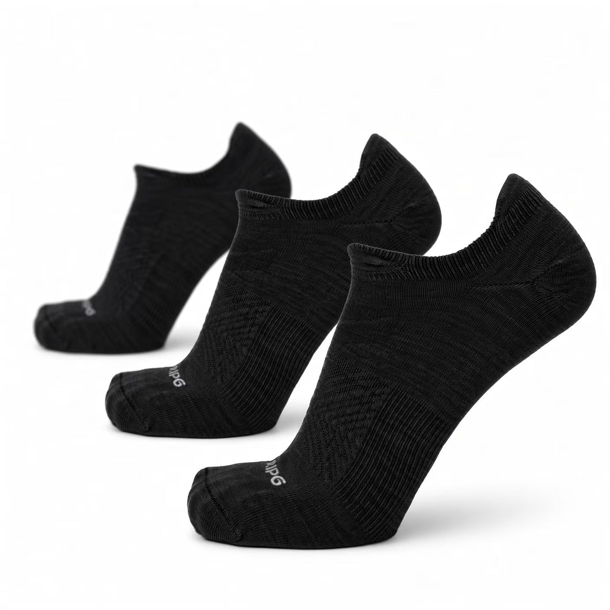 3 Pack Eclipse - Run No Show Ultralight Merino Wool Sock - GRIP6 - Flyclothing LLC