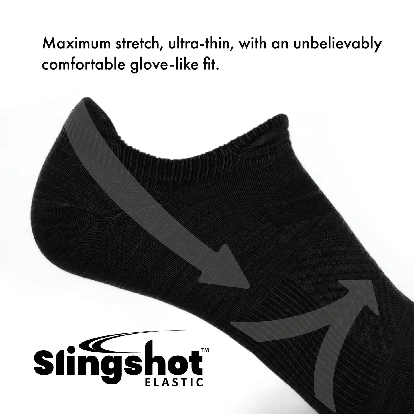 3 Pack Eclipse - Run No Show Ultralight Merino Wool Sock - GRIP6 - Flyclothing LLC