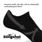 3 Pack Eclipse - Run No Show Ultralight Merino Wool Sock - GRIP6 - Flyclothing LLC