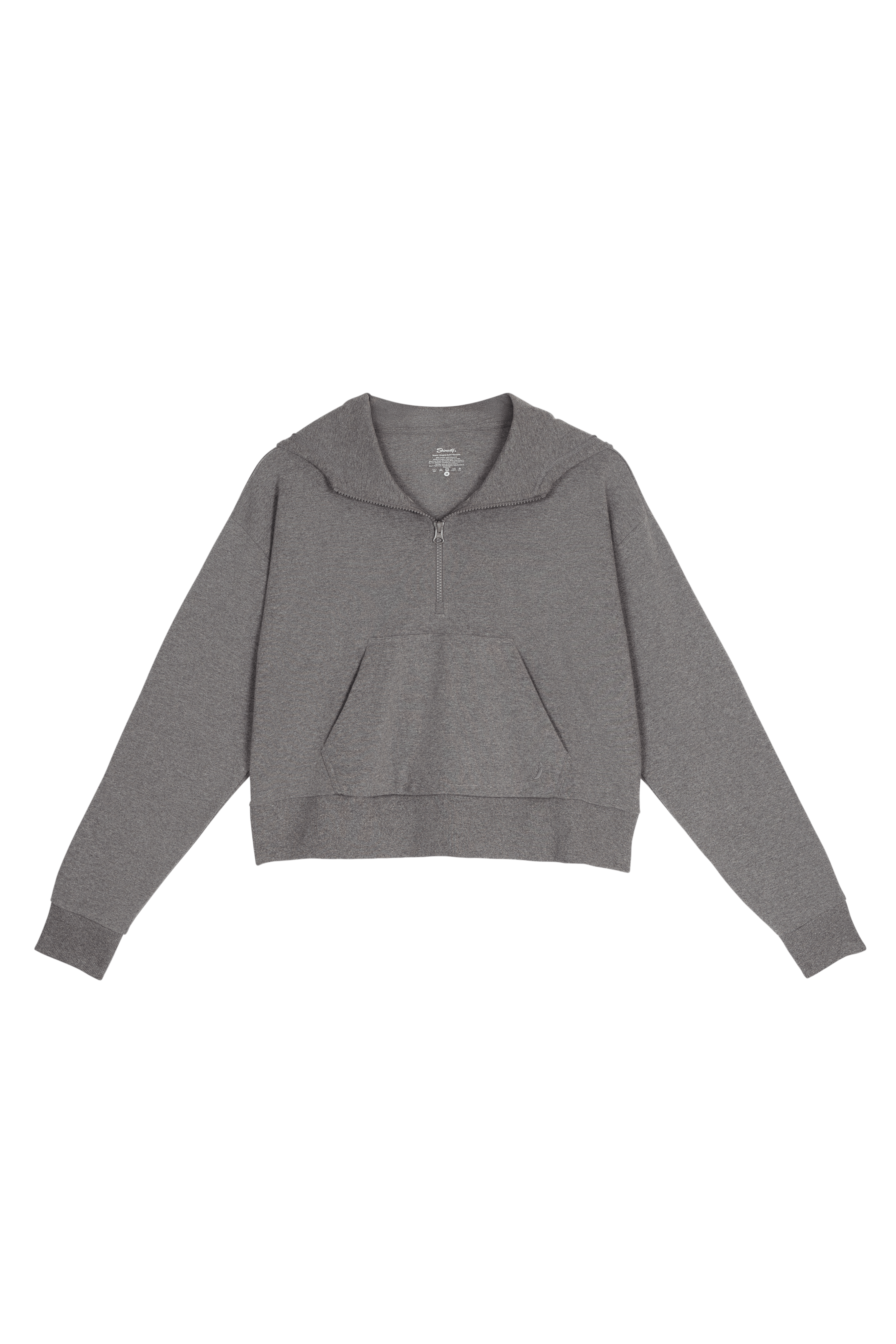 The Seattle Skyline | Grey Goldilocks™ Women’s Half Zip Lounge Hoodie - Shinesty