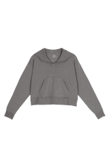 The Seattle Skyline | Grey Goldilocks™ Women’s Half Zip Lounge Hoodie - Shinesty - Flyclothing LLC