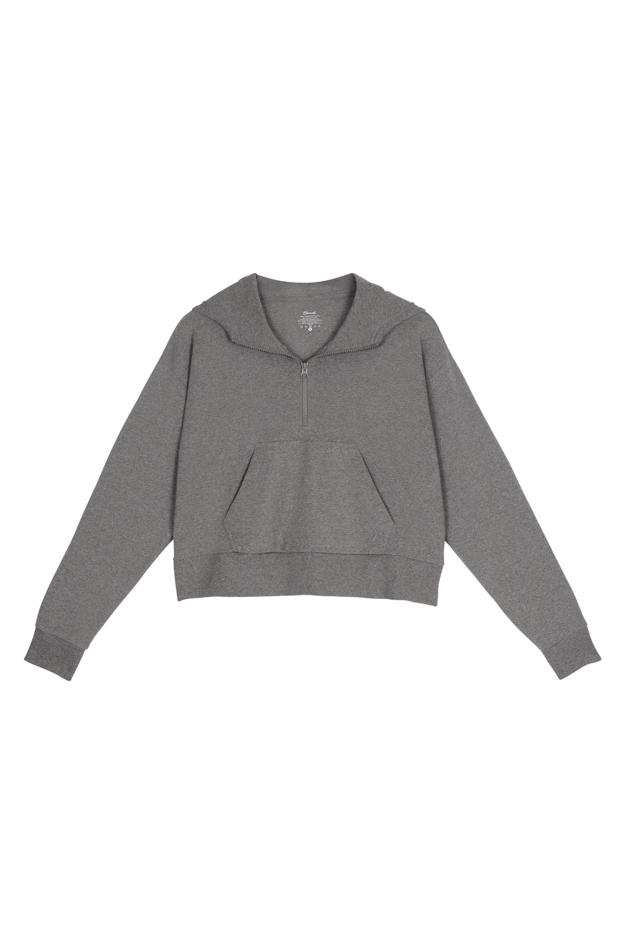 The Seattle Skyline | Grey Goldilocks™ Women’s Half Zip Lounge Hoodie - Shinesty - Flyclothing LLC