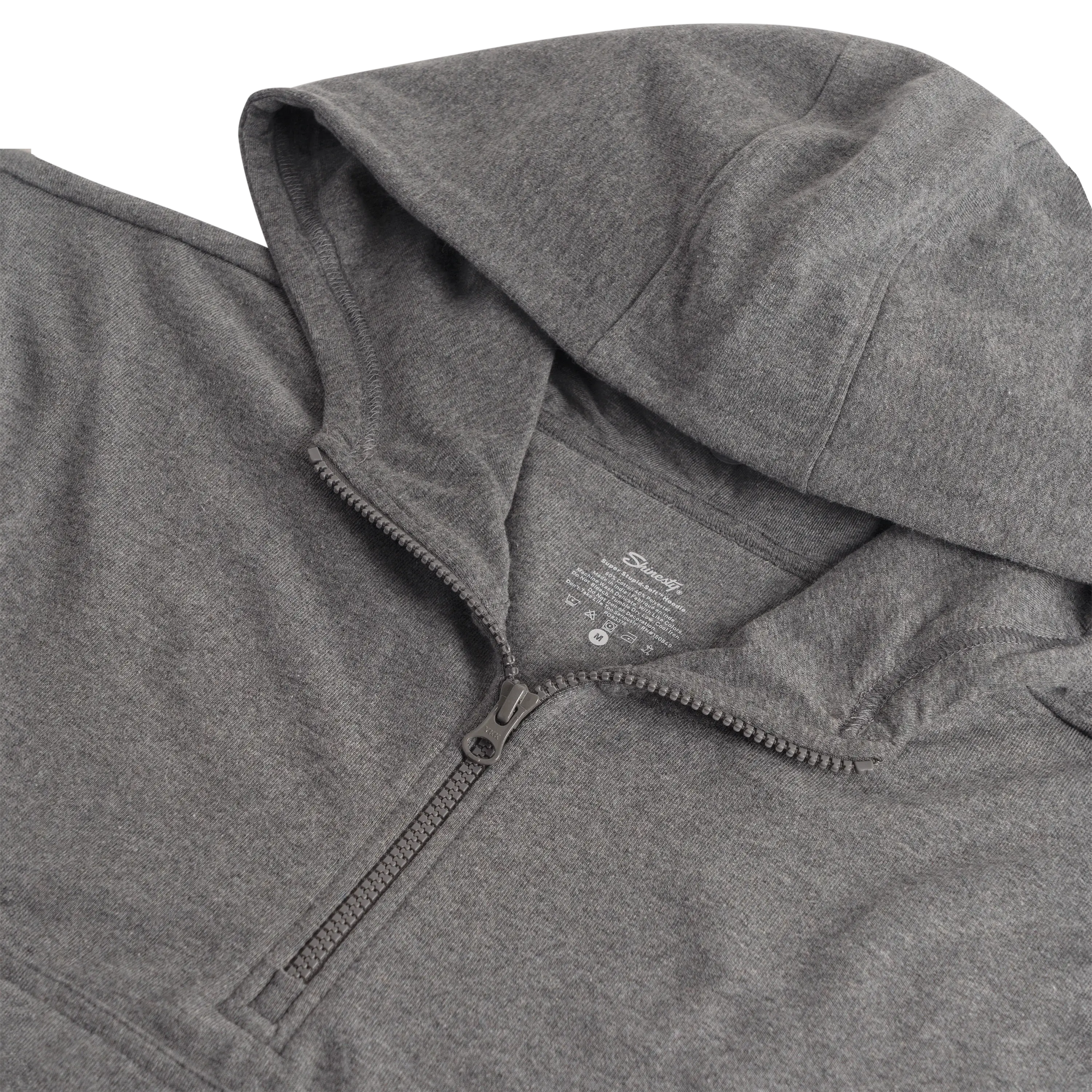 The Seattle Skyline | Grey Goldilocks™ Women’s Half Zip Lounge Hoodie - Shinesty - Flyclothing LLC