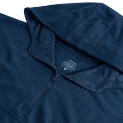 The Big Blue | Navy Goldilocks™ Women’s Half Zip Lounge Hoodie - Shinesty