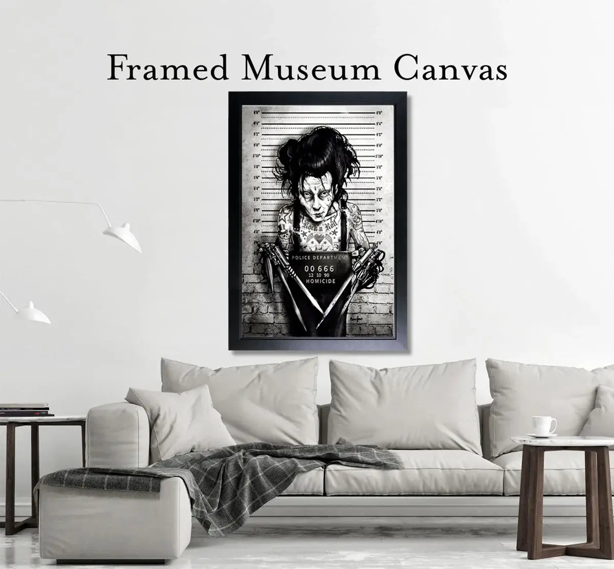 Black Market Art Company Eddie Mugshot Print - Black Market Art Company - Flyclothing LLC