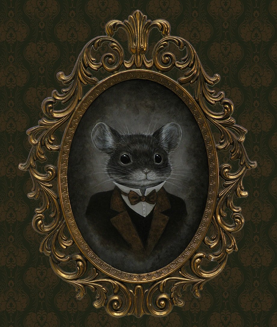 Black Market Art Company Edgar Smoke Print