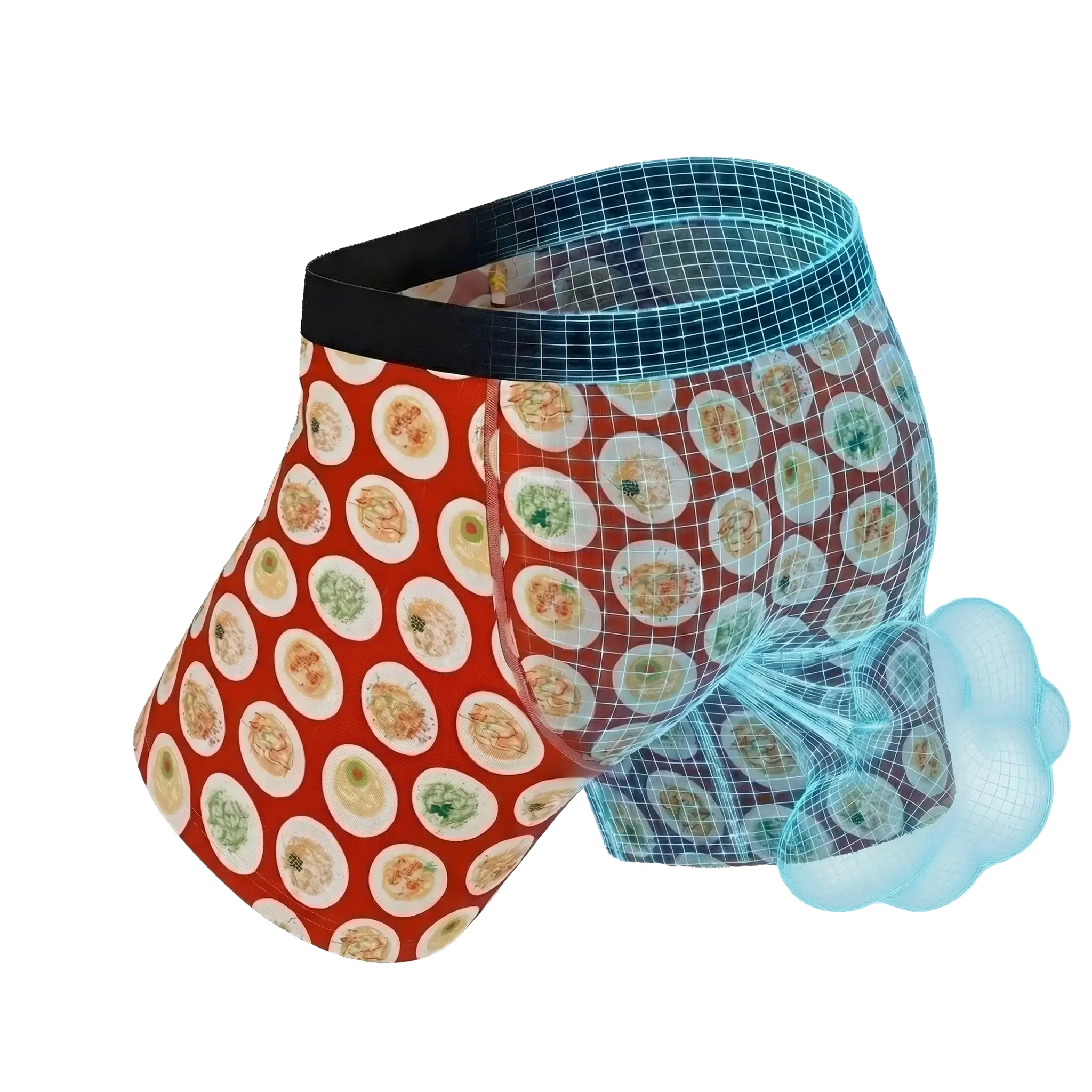 The Eggstasy | Deviled Egg Fart Proof Ball Hammock® Pouch Underwear - Shinesty - Flyclothing LLC