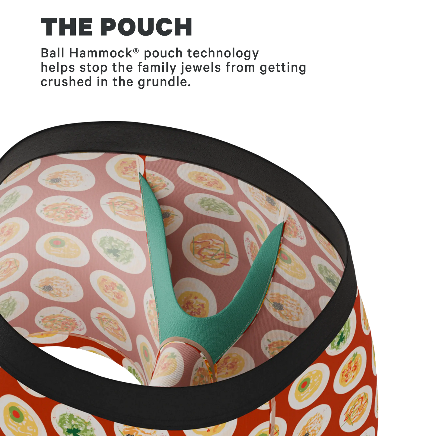 The Eggstasy | Deviled Egg Fart Proof Ball Hammock® Pouch Underwear - Shinesty - Flyclothing LLC