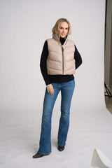 Ellen OS Leather Vest - Reversible - mauritiusleather - Flyclothing LLC