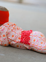 Halloween Thanksgiving Pumpkin Bow Baby Sleeper - Rylee Faith Designs - Flyclothing LLC