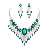 Glass Stone Ephemeral Wings Necklace - Madeline Love - Flyclothing LLC