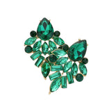 Marquise Baguette Stone Cluster Evening Earrings - Madeline Love - Flyclothing LLC