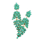 Marquise Crystal Cluster Drop Evening Earrings - Madeline Love - Flyclothing LLC