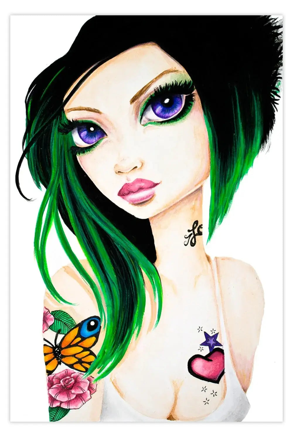 Black Market Art Company Emerald Print - Black Market Art Company - Flyclothing LLC