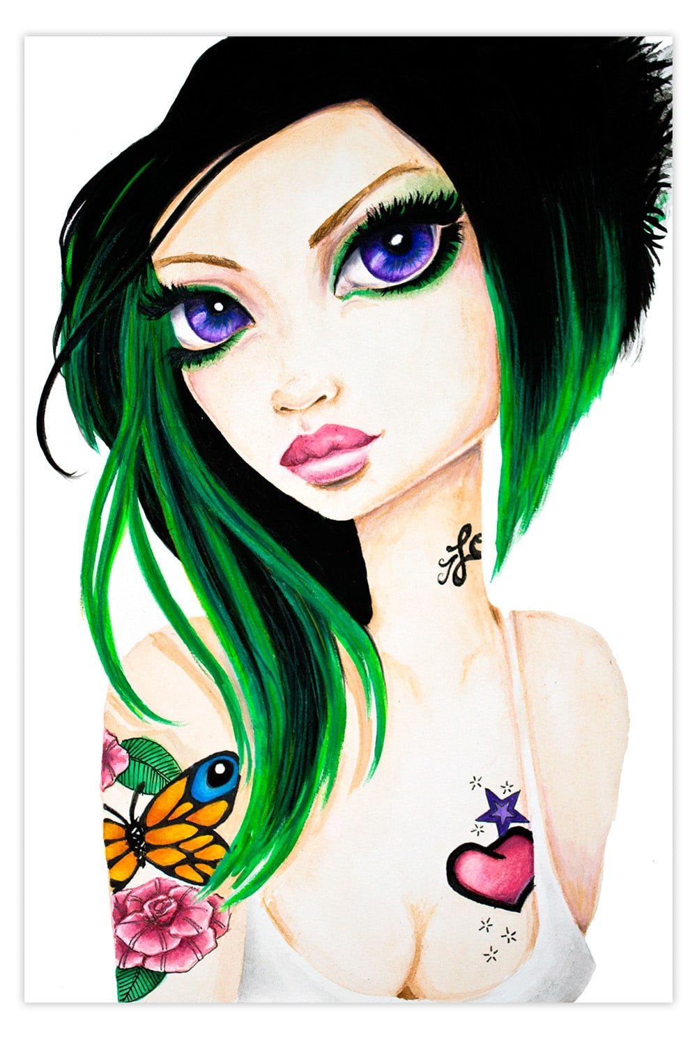 Black Market Art Company Emerald Print
