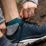8 Pairs Emerald - Run Ankle Midweight Merino Wool Sock - GRIP6 - Flyclothing LLC