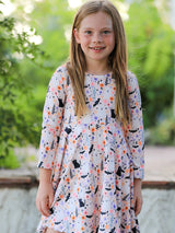Halloween Black Cat Girls Twirl Dress - Rylee Faith Designs - Flyclothing LLC