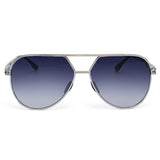 Untangled x Emily - Tangle Free - Faded Blue Aviator Sunglasses - TopFoxx - Flyclothing LLC