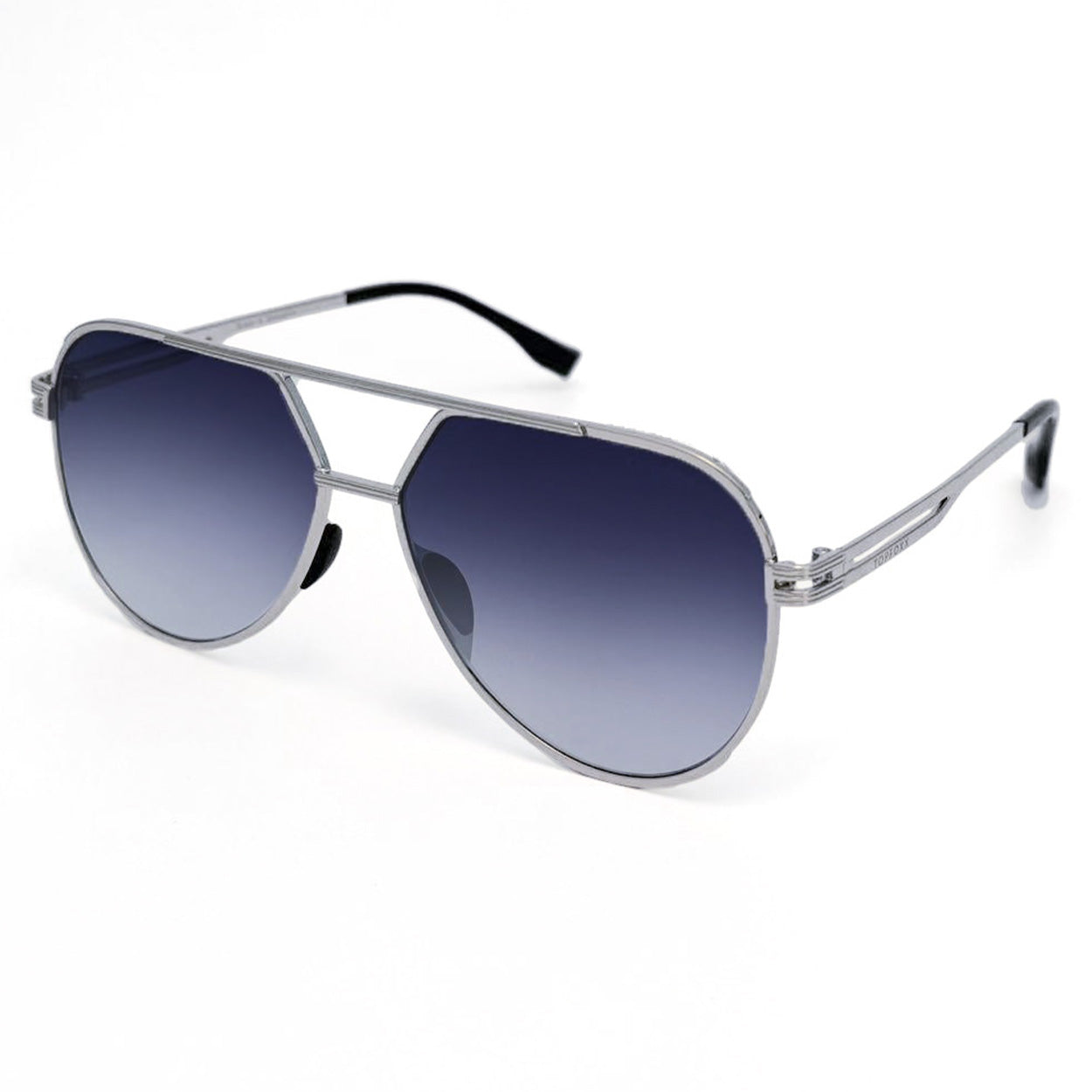 Untangled x Emily - Tangle Free - Faded Blue Aviator Sunglasses - TopFoxx - Flyclothing LLC