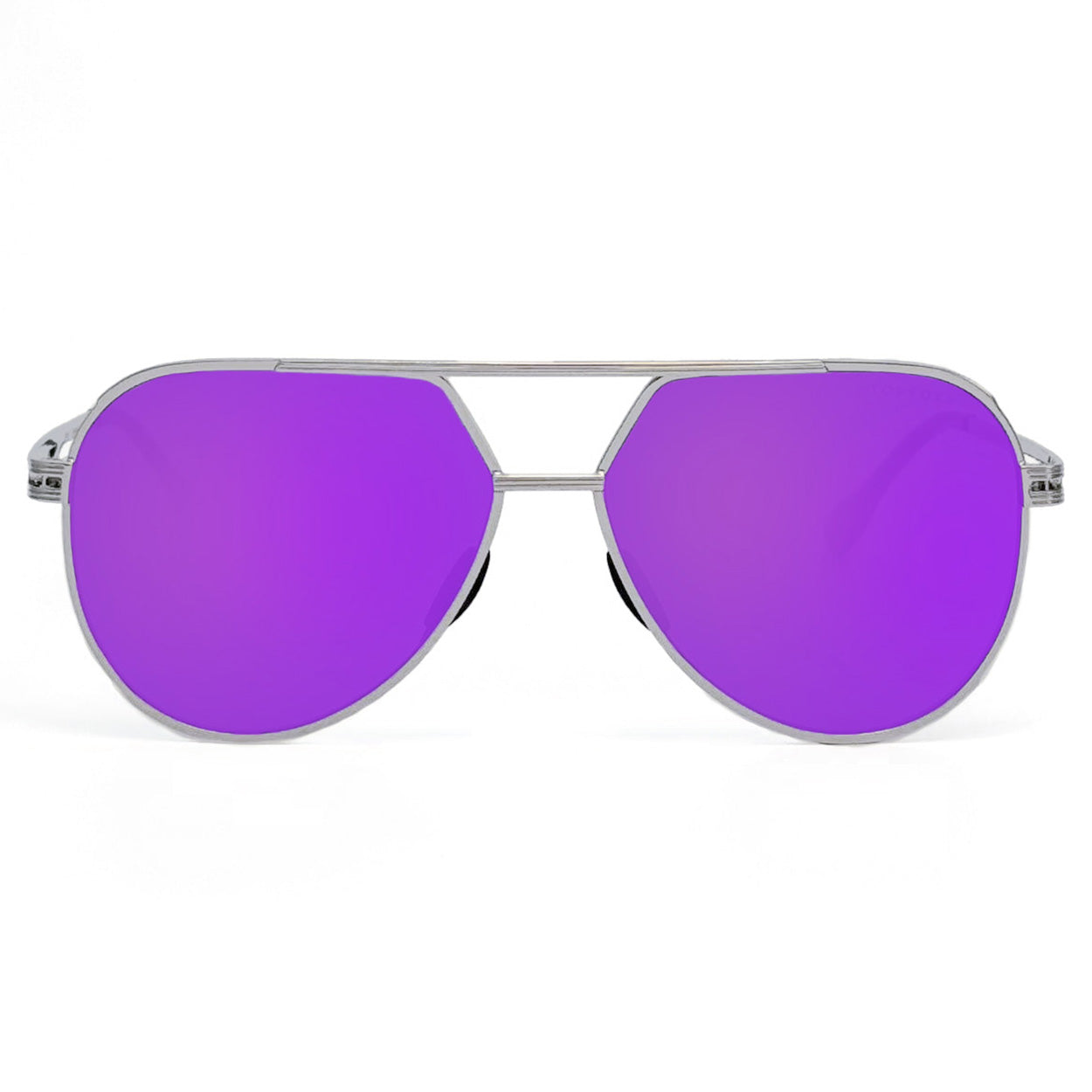 Untangled x Emily- Tangle Free - Mirrored Purple Aviator Sunglasses - TopFoxx - Flyclothing LLC