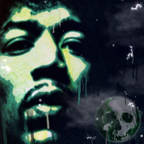 Black Market Art Company Purple Haze Print - Black Market Art Company - Flyclothing LLC