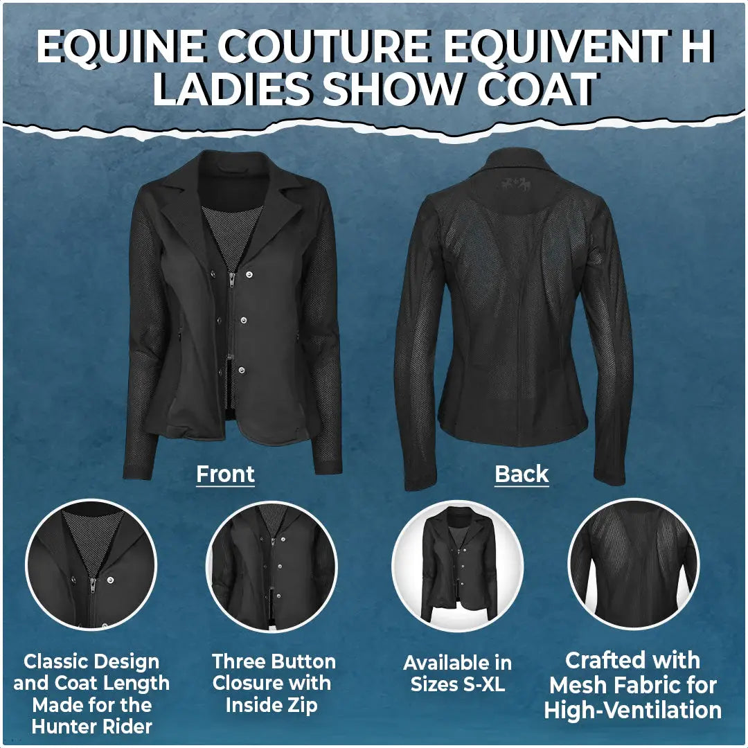 Equine Couture EquiVent H Ladies Show Coat - Breeches.com - Flyclothing LLC
