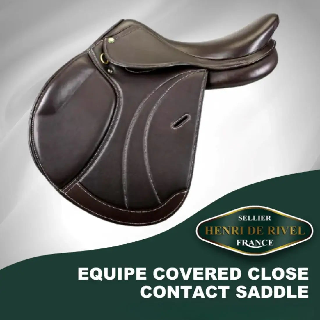 Henri De Rivel Equipe Covered Close Contact IGP Saddle - Breeches.com - Flyclothing LLC