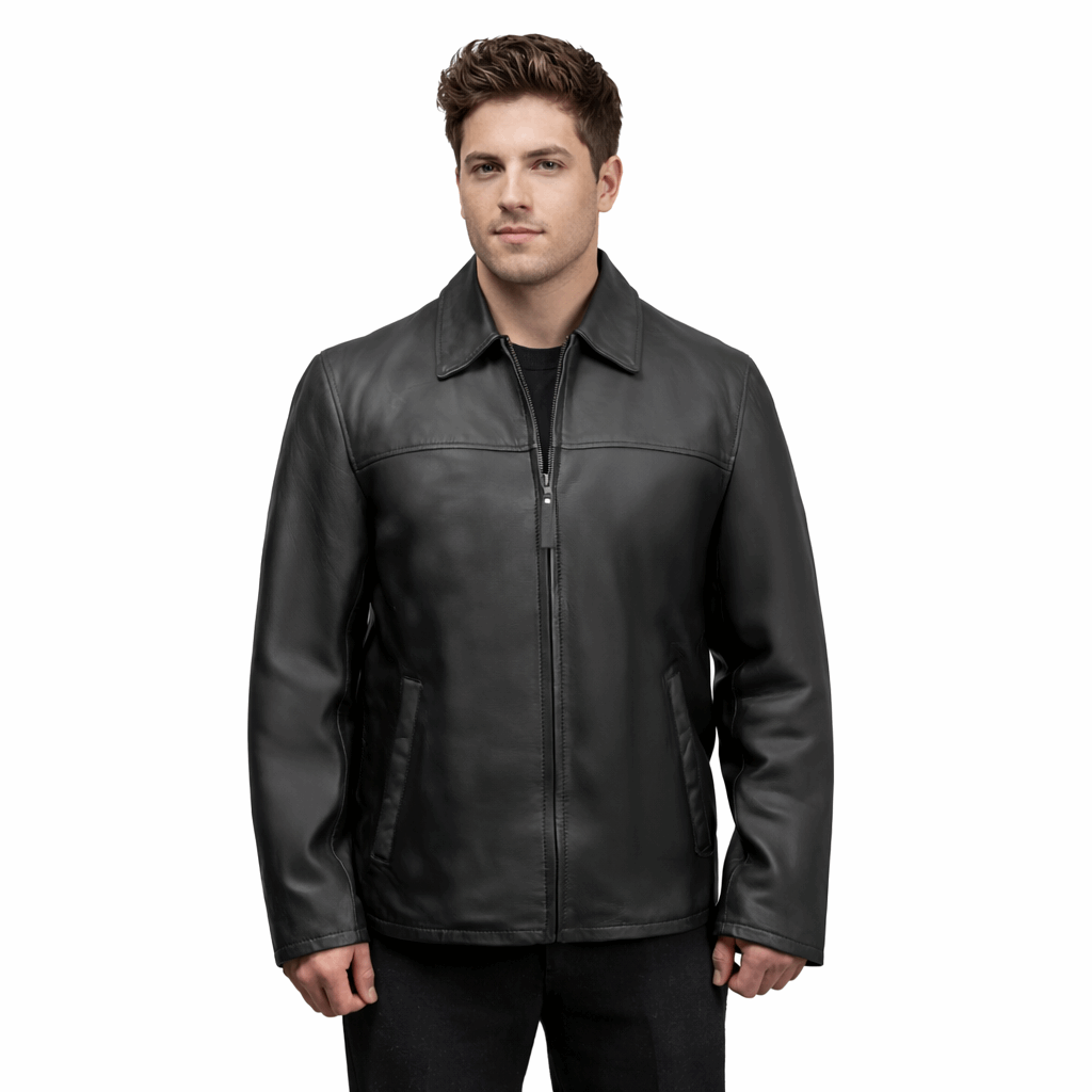 Ethan Men's Lambskin Leather Jacket