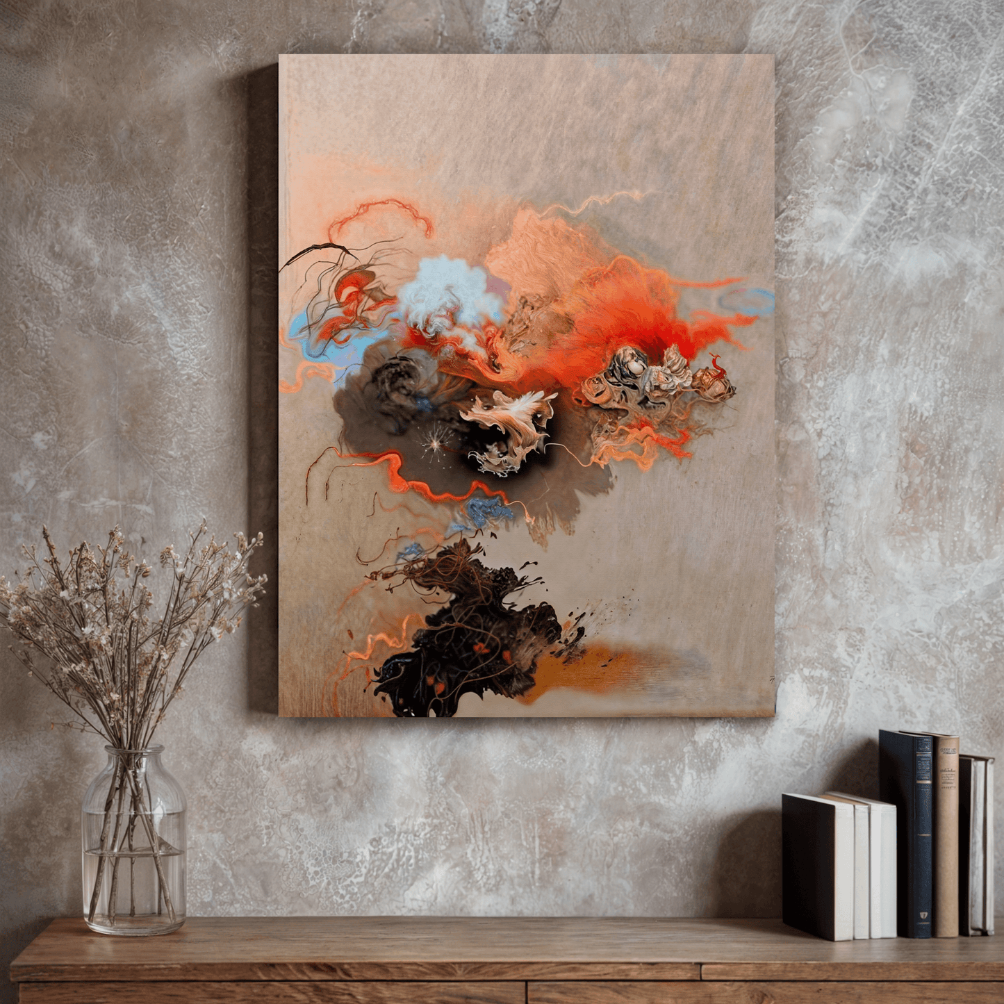 Canvas Print: "Ethereal Unfolding II" - Tailored Canvases - Flyclothing LLC