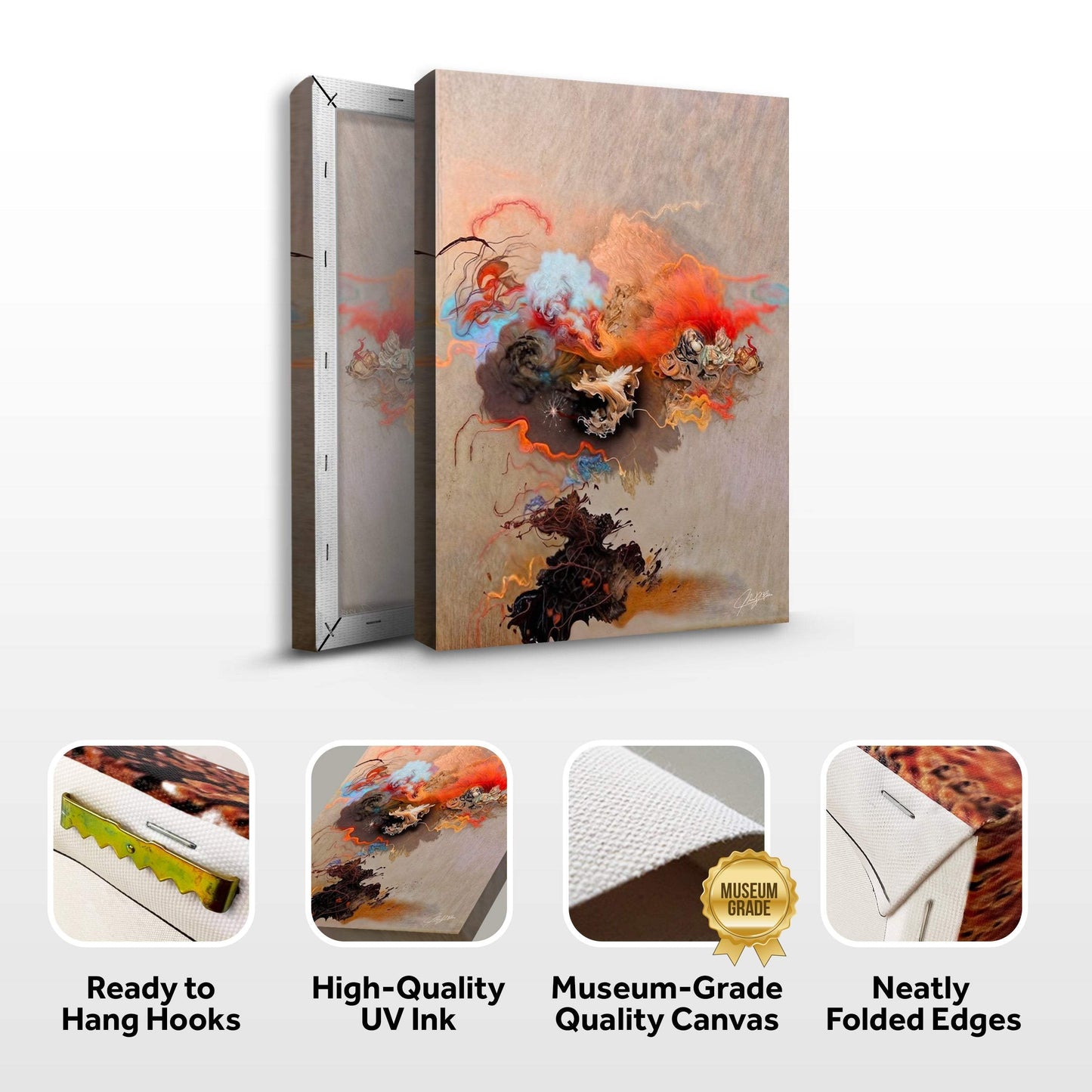 Canvas Print: "Ethereal Unfolding II" - Tailored Canvases - Flyclothing LLC