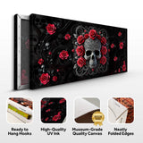 3D Vintage Skull Wall Art II - Tailored Canvases - Flyclothing LLC