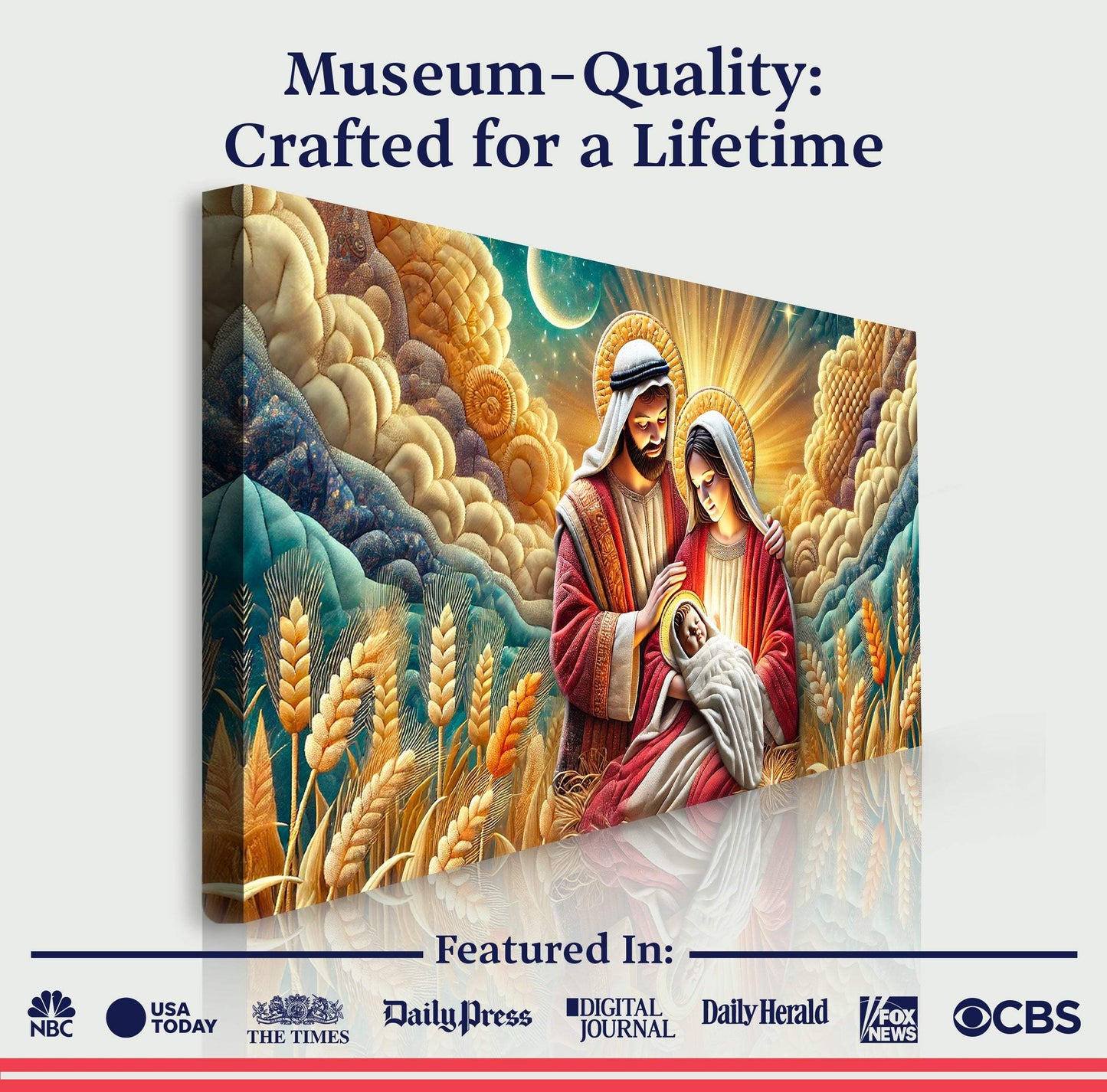 3D Faith Wall Art III - Tailored Canvases - Flyclothing LLC