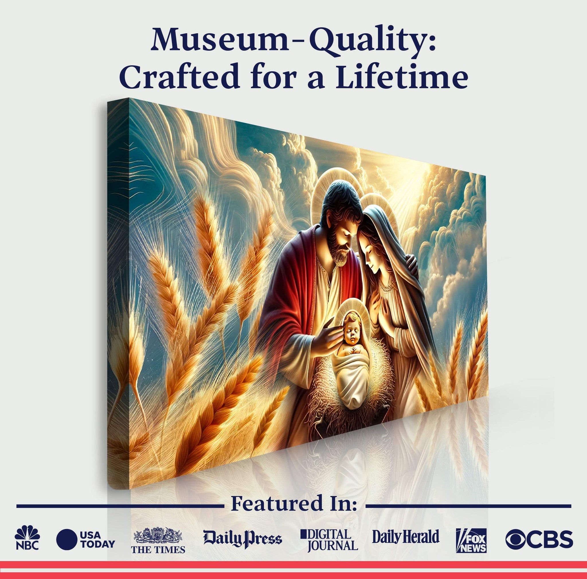 3D Faith Wall Art V - Tailored Canvases - Flyclothing LLC