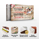 Mother's Day Sign I Need To Say I Love You Mom - Tailored Canvases - Flyclothing LLC