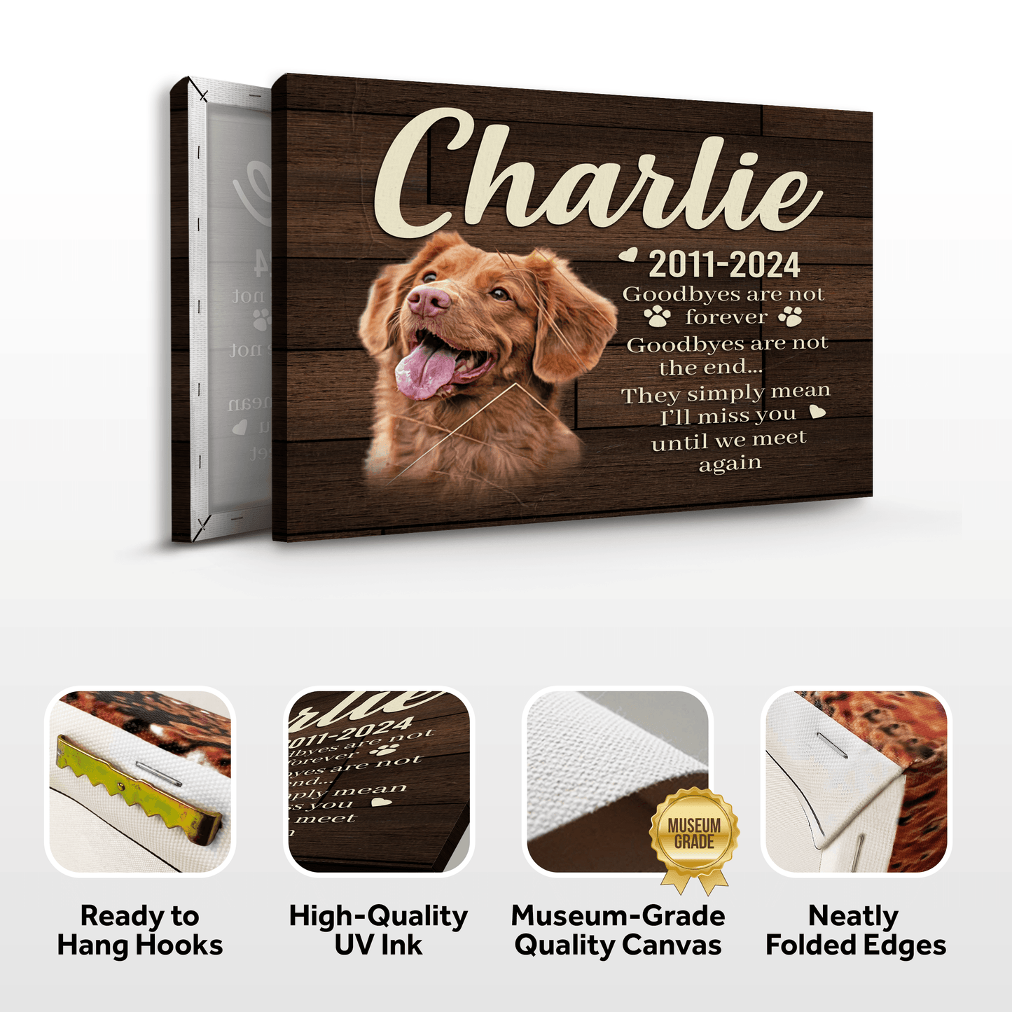 Pet Memorial Sign VIII - Tailored Canvases - Flyclothing LLC