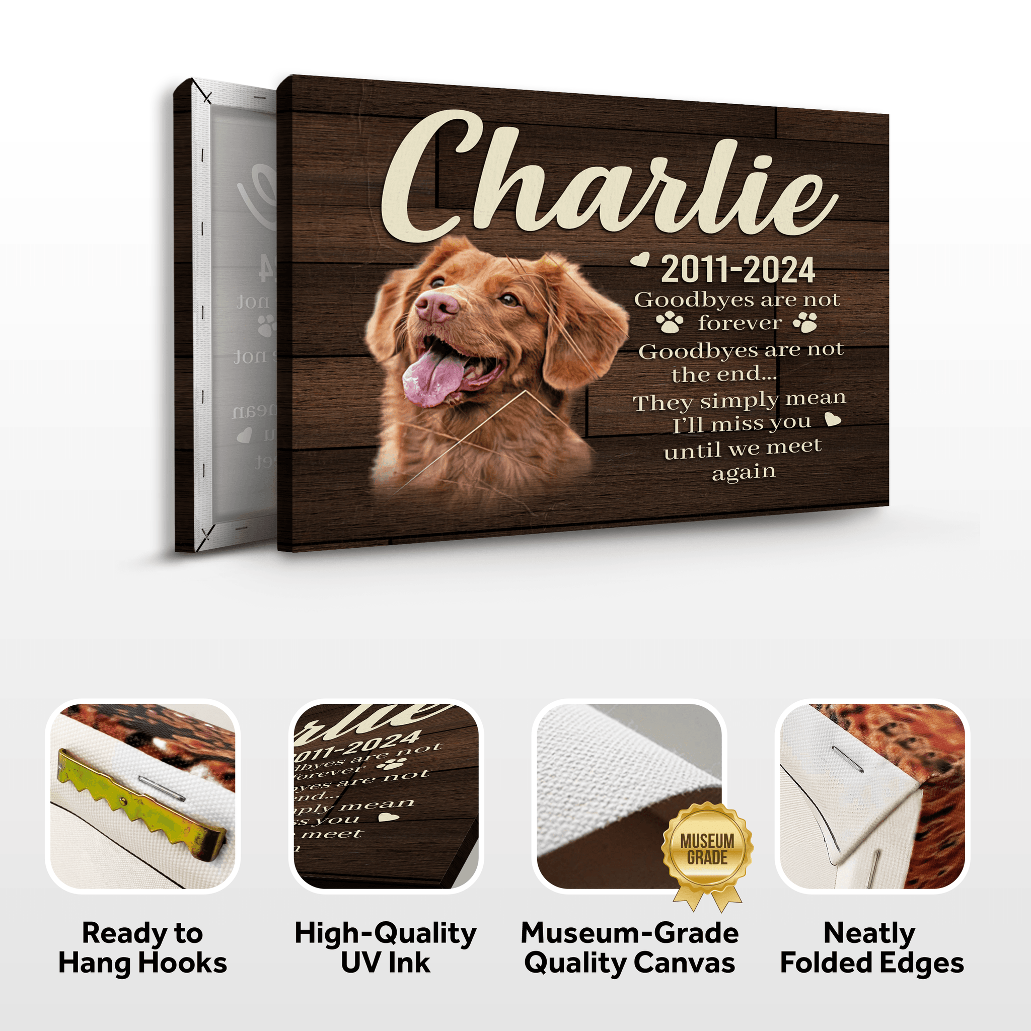 Pet Memorial Sign VIII - Tailored Canvases - Flyclothing LLC