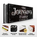 Personalized Gothic Sign - Tailored Canvases - Flyclothing LLC
