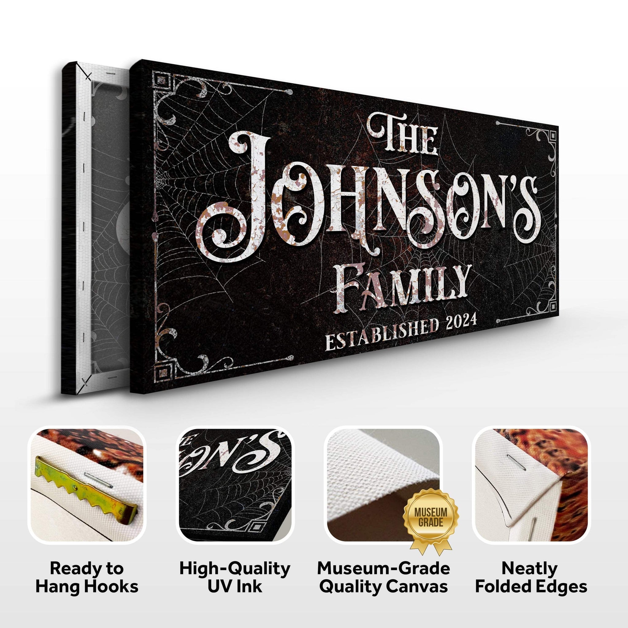 Personalized Gothic Sign - Tailored Canvases - Flyclothing LLC