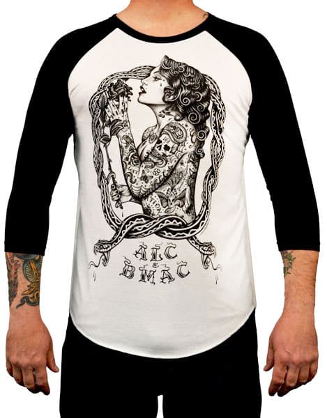 Black Market Art Company Eve Men's Baseball Shirt