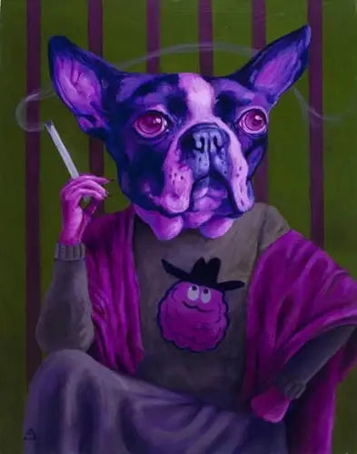 Black Market Art Company Evelyn, the Modified Dog Print - Black Market Art Company - Flyclothing LLC