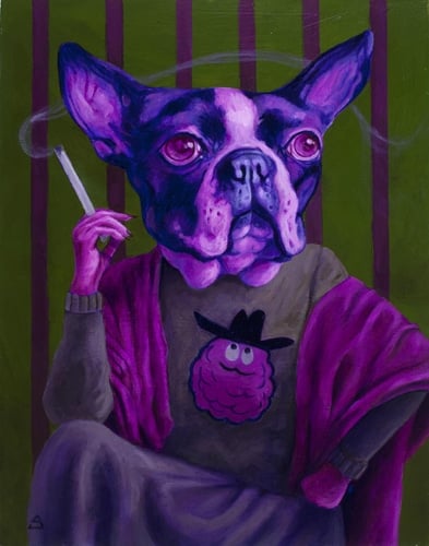 Black Market Art Company Evelyn, the Modified Dog Print