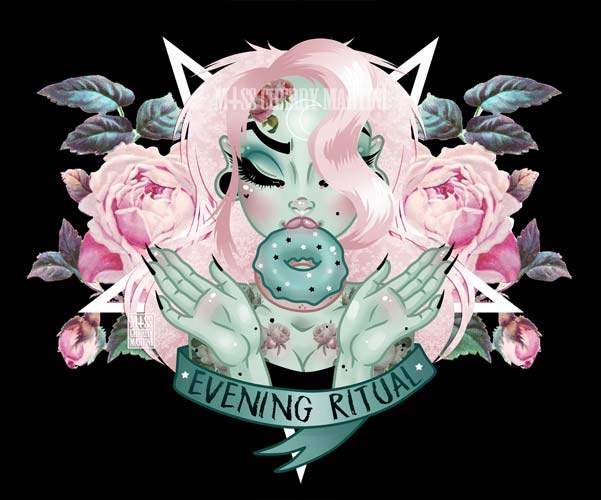 Black Market Art Company Evening Ritual Print - Black Market Art Company - Flyclothing LLC