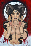 Black Market Art Company Evil Bitch Print