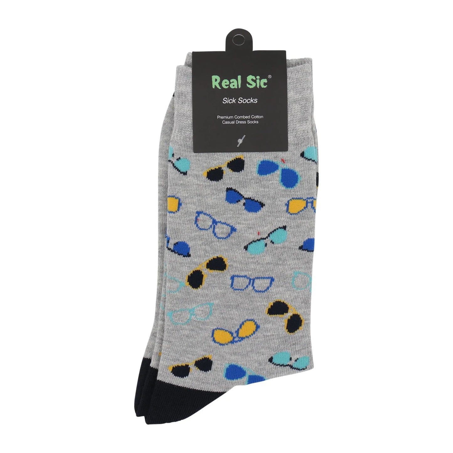 Eyewear Socks - Comfy Cotton for Men & Women - Real Sic - Flyclothing LLC