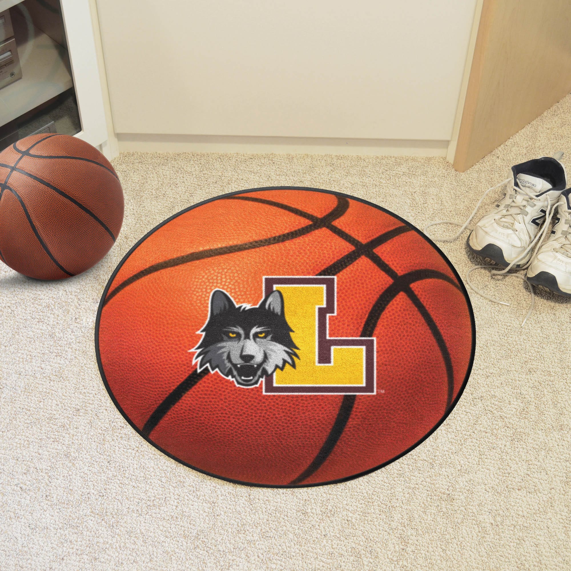 Loyola Chicago Ramblers Basketball Rug - 27in. Diameter - Loyola Chicago