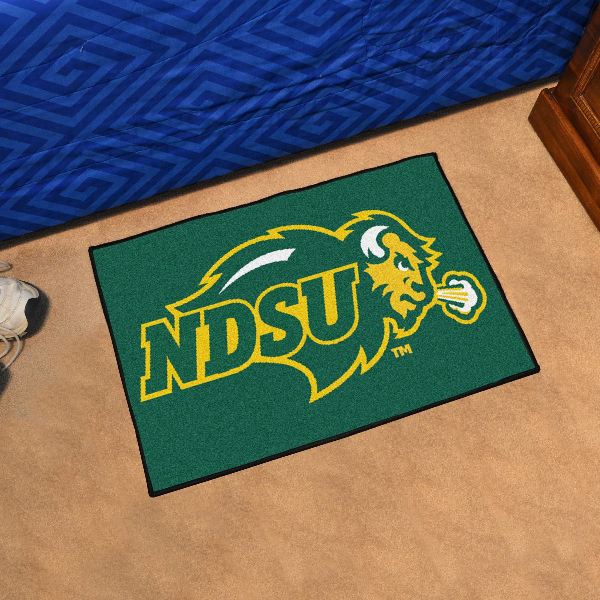North Dakota State Bison Starter Mat Accent Rug - 19in. x 30in. - North Dakota State