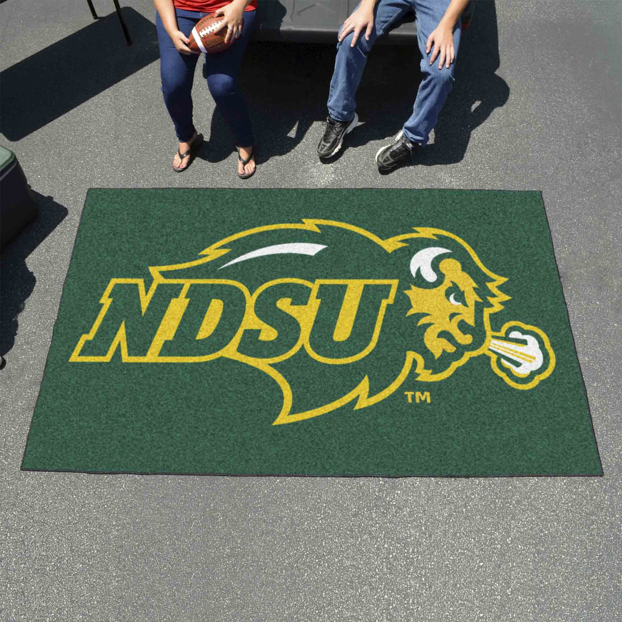 North Dakota State Bison Ulti-Mat Rug - 5ft. x 8ft. - North Dakota State