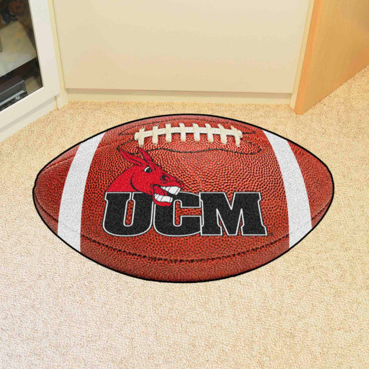 Central Missouri Mules Football Rug - 20.5in. x 32.5in. - Central Missouri