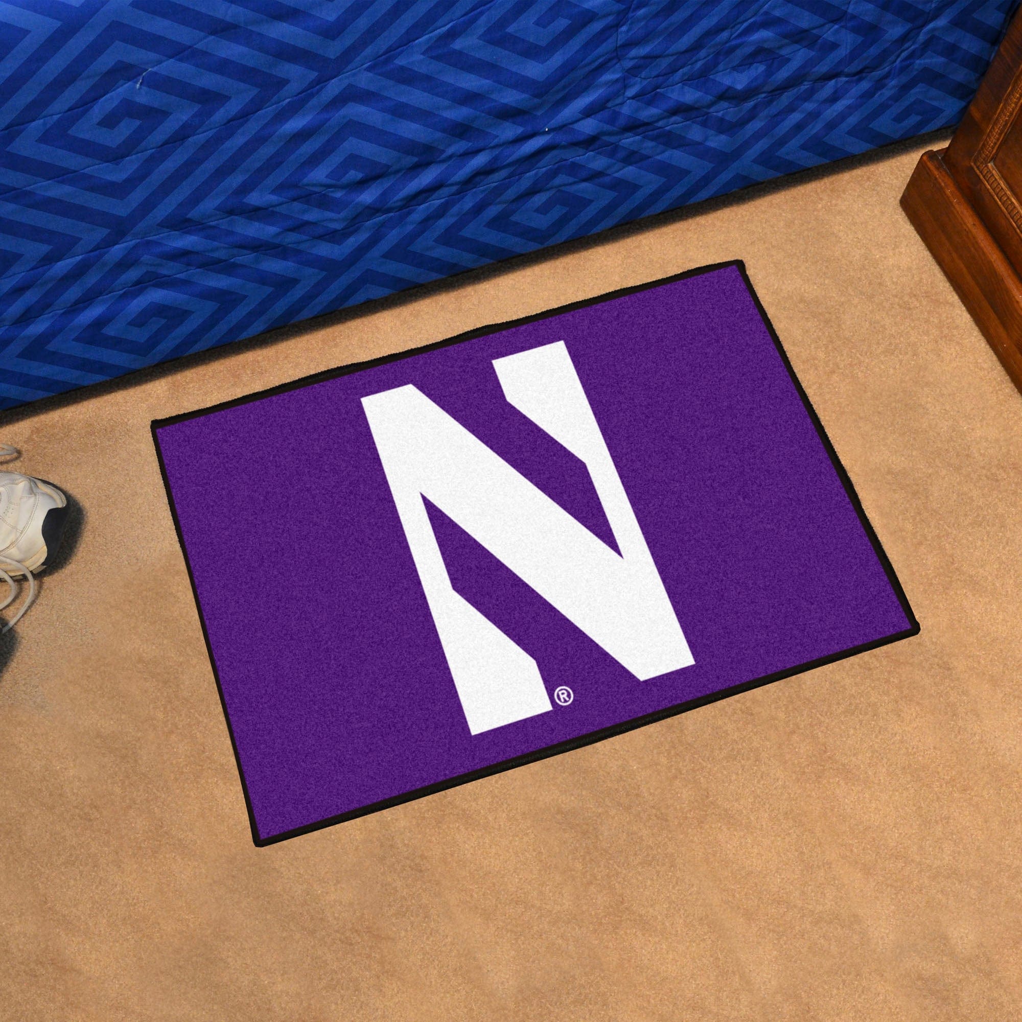 Northwestern Wildcats Starter Mat Accent Rug - 19in. x 30in. - Northwestern